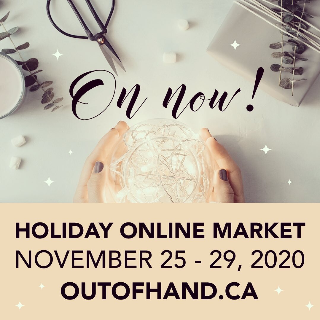 While I&rsquo;ll miss seeing the faces of Mellifera customers, you can still virtually go to @outofhandmodernmarket. The online version goes for 5 days, starting right now! Link is in my profile. It&rsquo;s full of super talented makers, here&rsquo;s