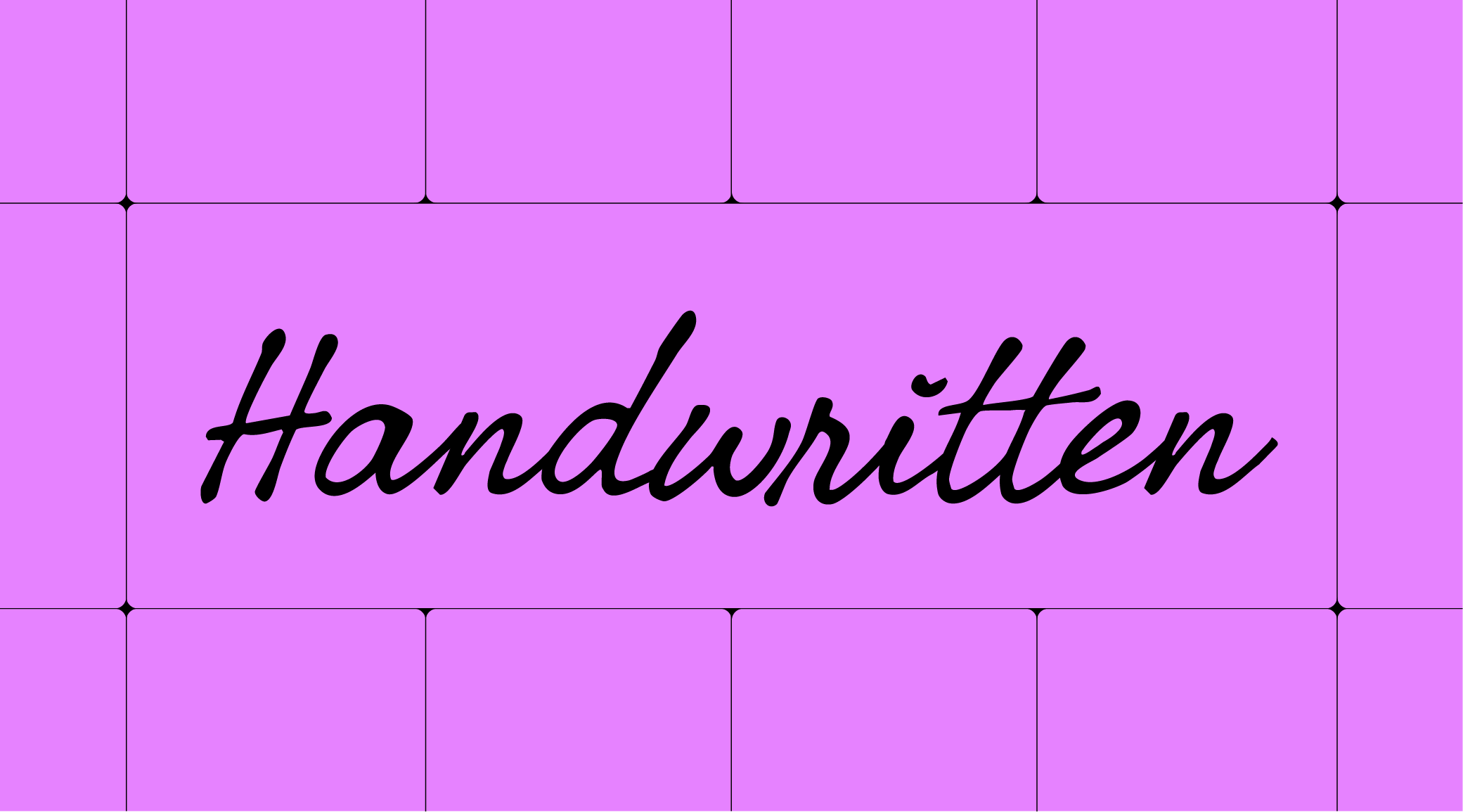 Handwritten fonts featuring expressive hand-drawn lettering styles