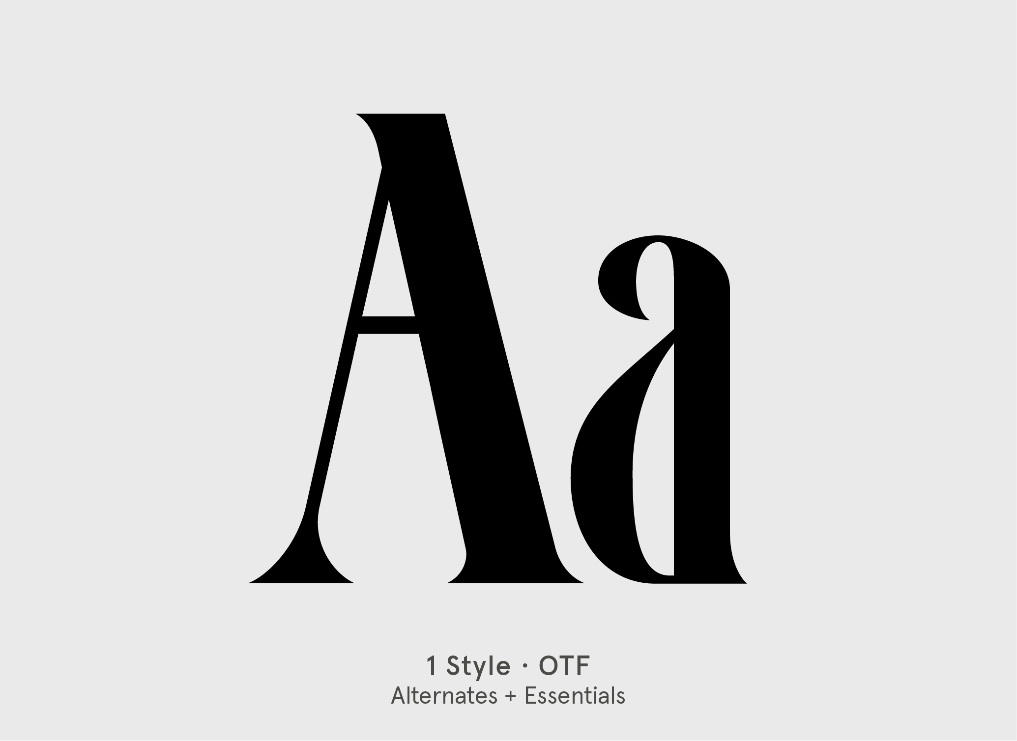 BN Bones condensed display font specimen by BN Type Foundry