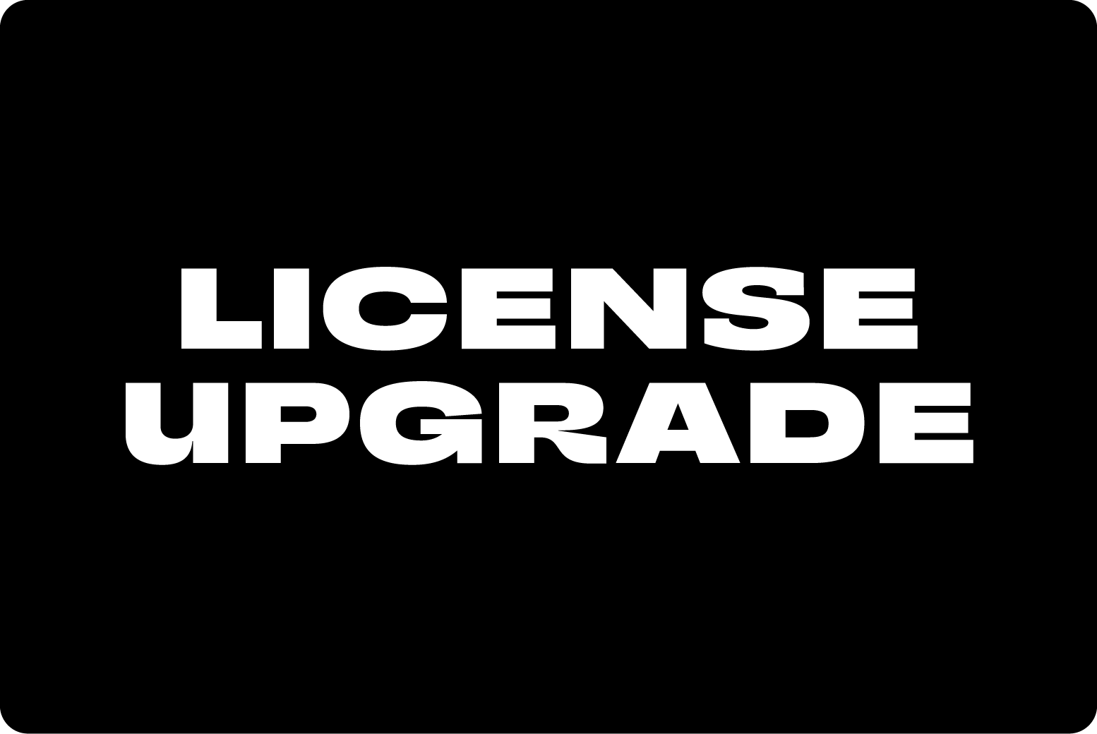 Upgrade the license for a BN Type Foundry font