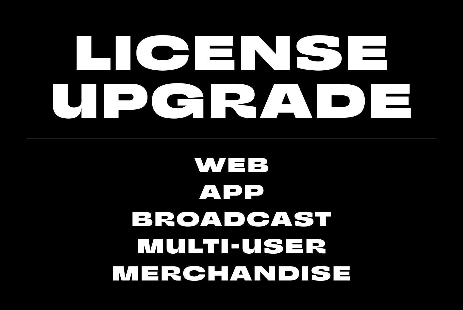 Font License Upgrade
