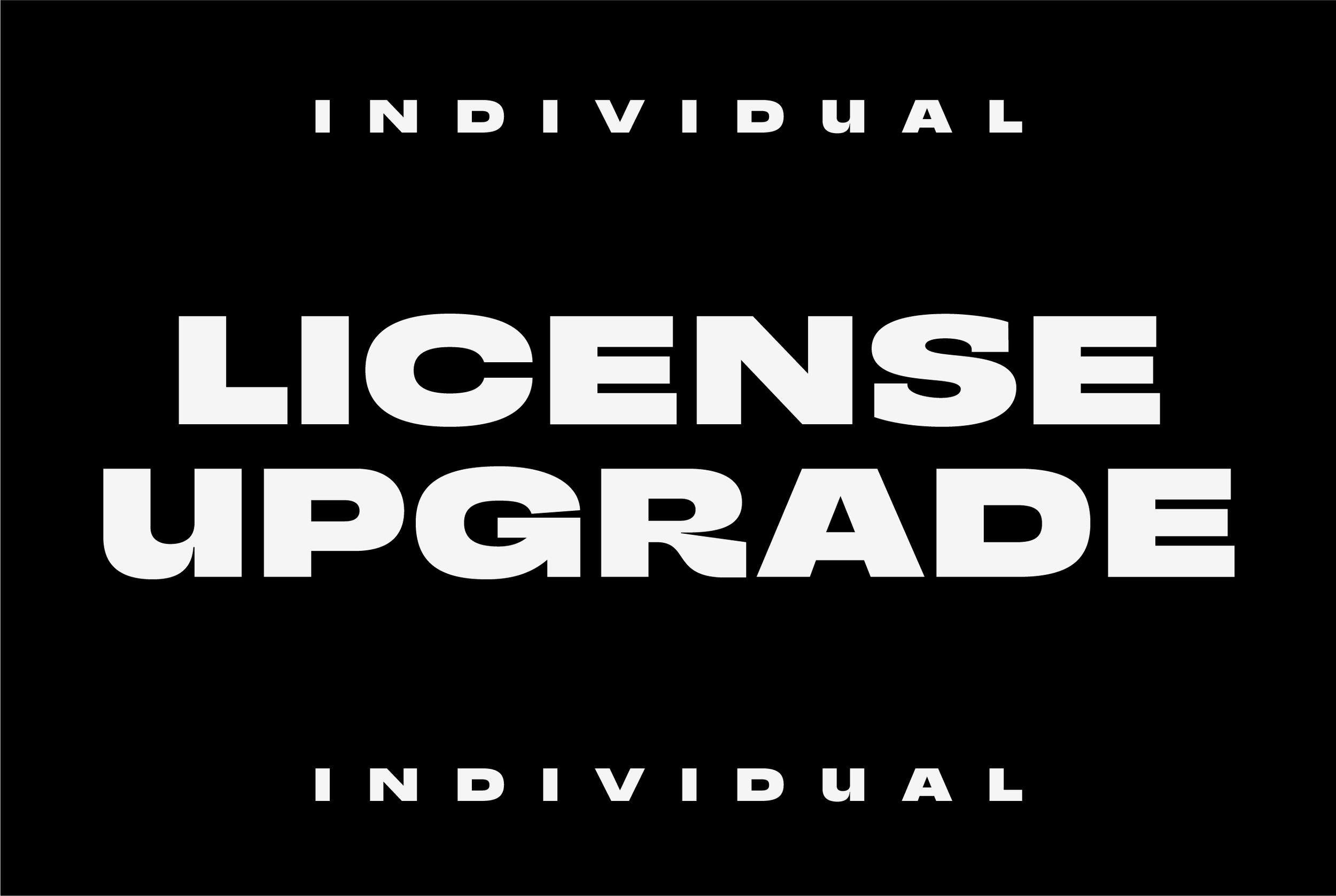 Font License Upgrade