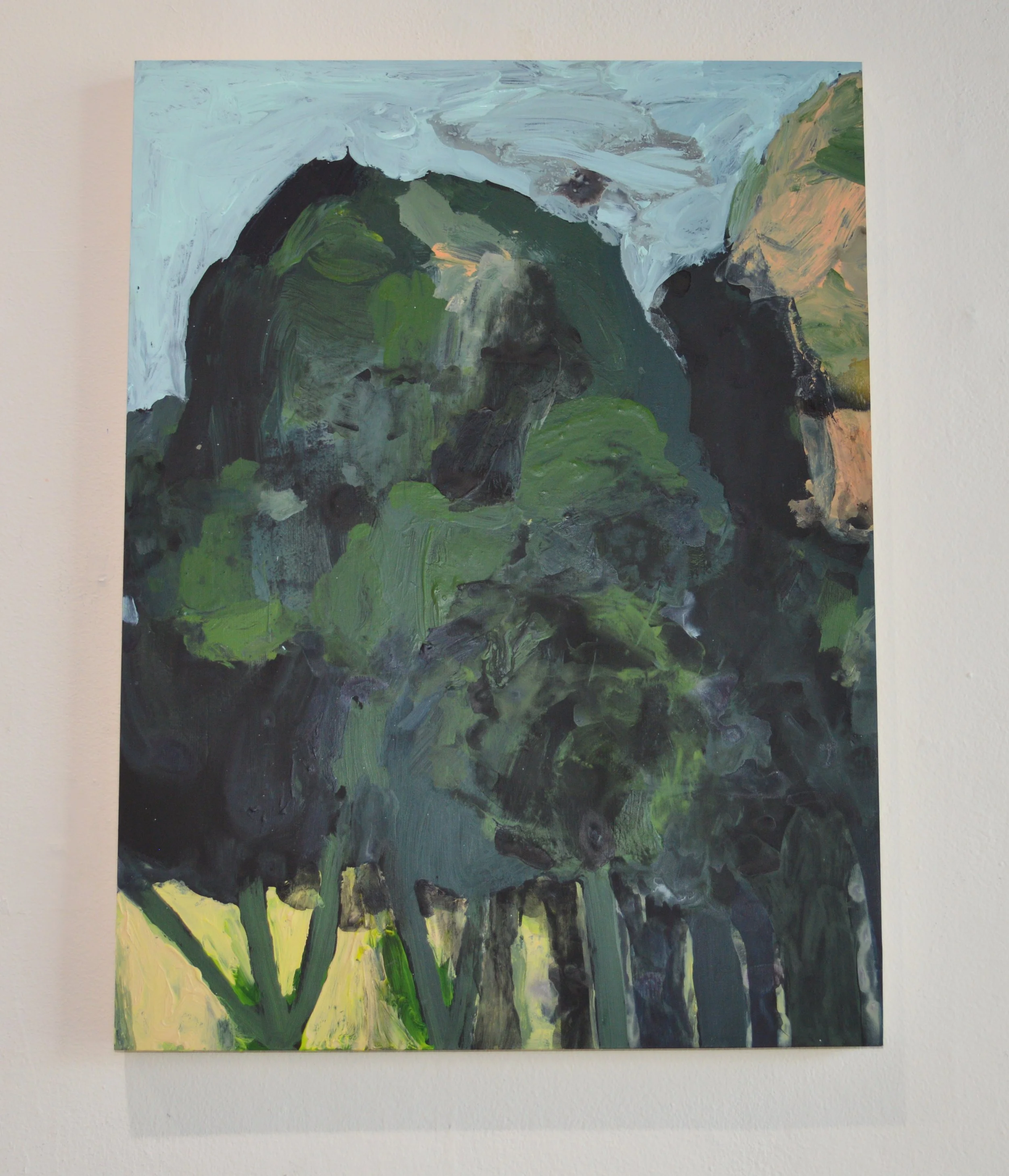 Bathed in Warmth 18"x 24" acrylic on bristol mounted on wood panel $500