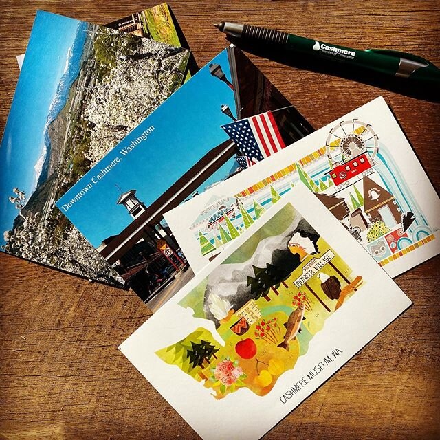 NOTED: share your travels with a sweet handwritten note #postcard #discovercashmere #cashmerewa #traveller #ncw