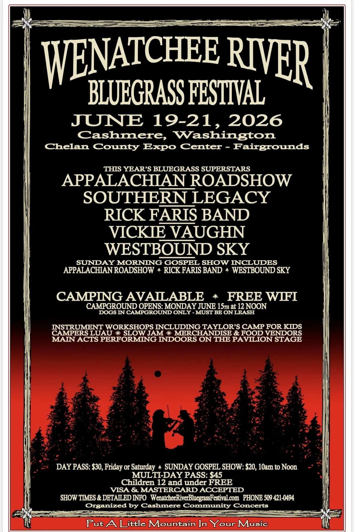  Wenatchee River Bluegrass Festival