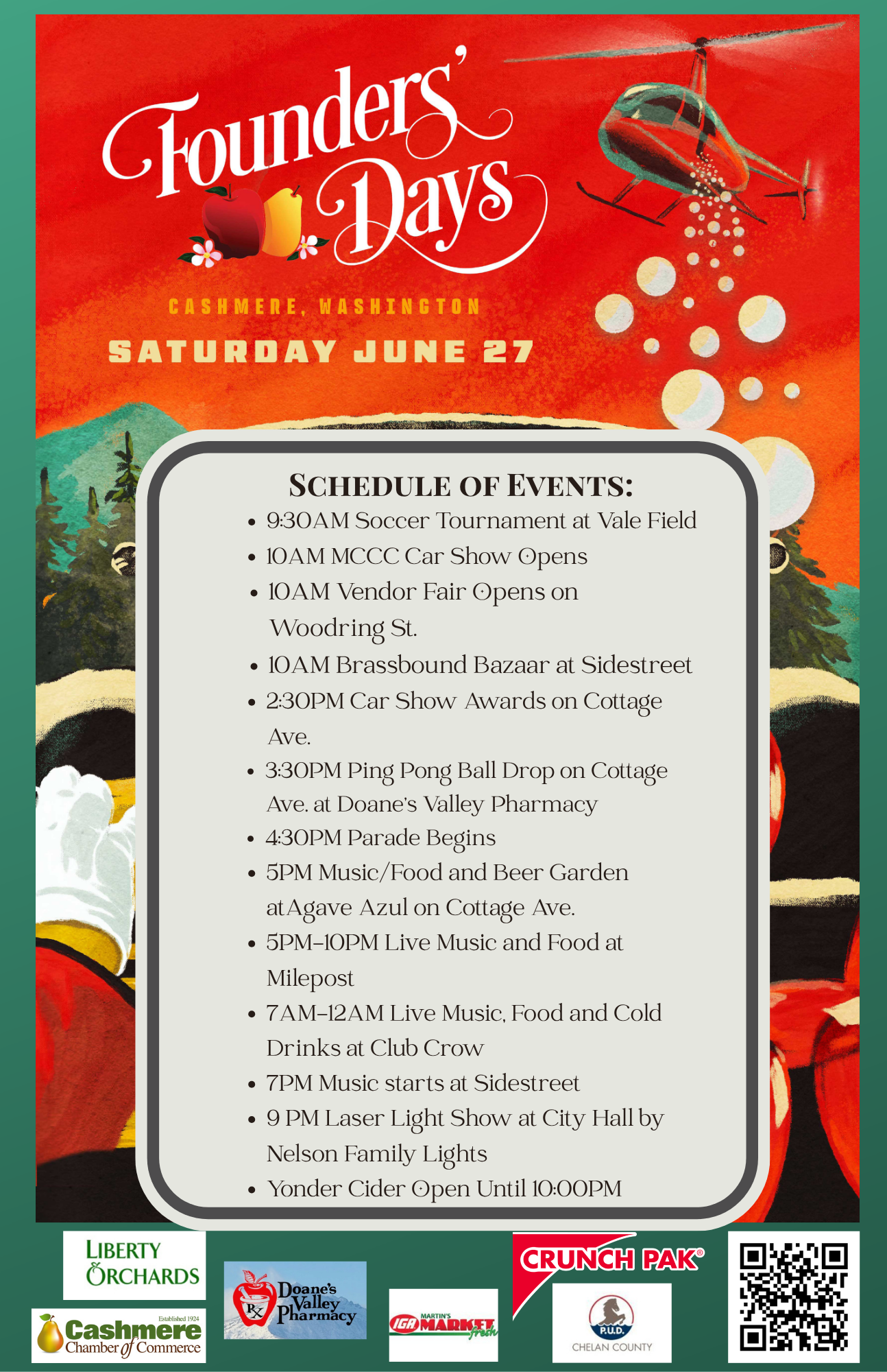 Founder's Day Schedule