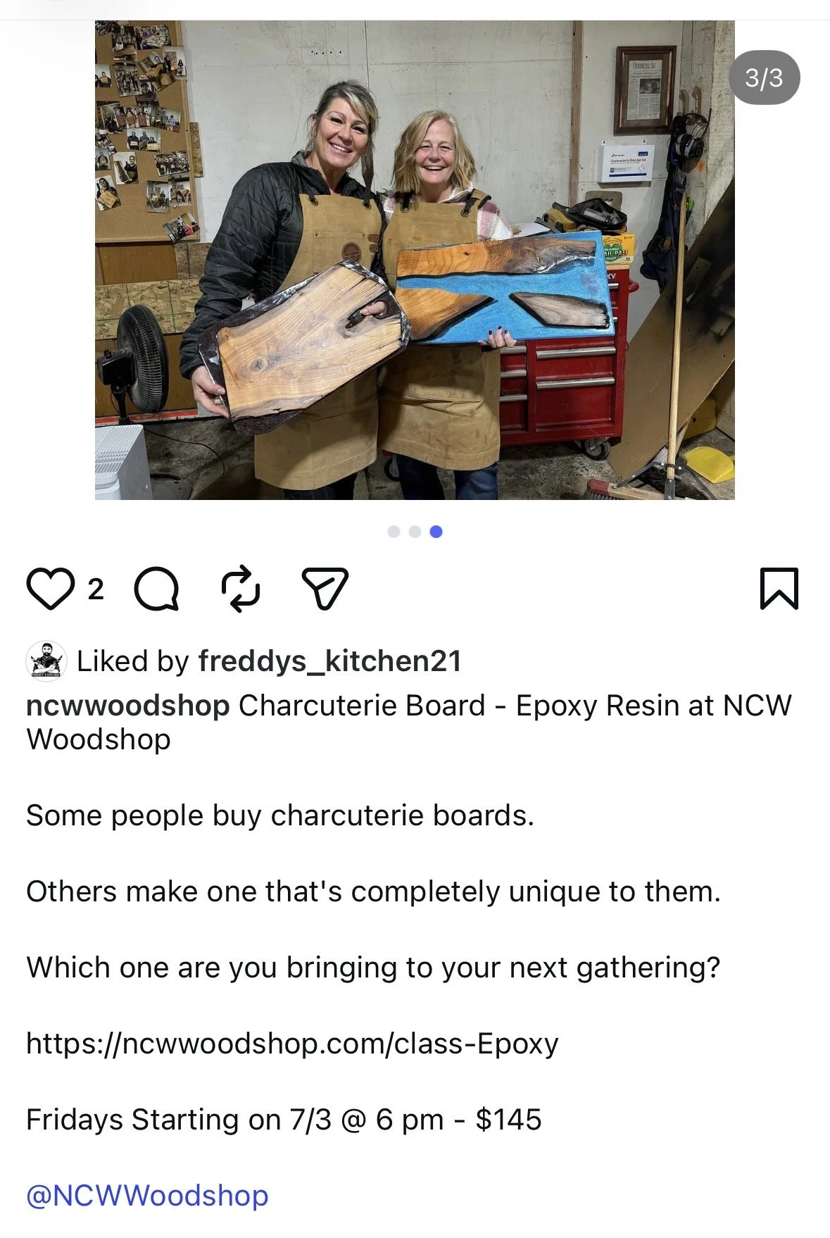 Charcuterie Board-Epoxy Resin Workshop