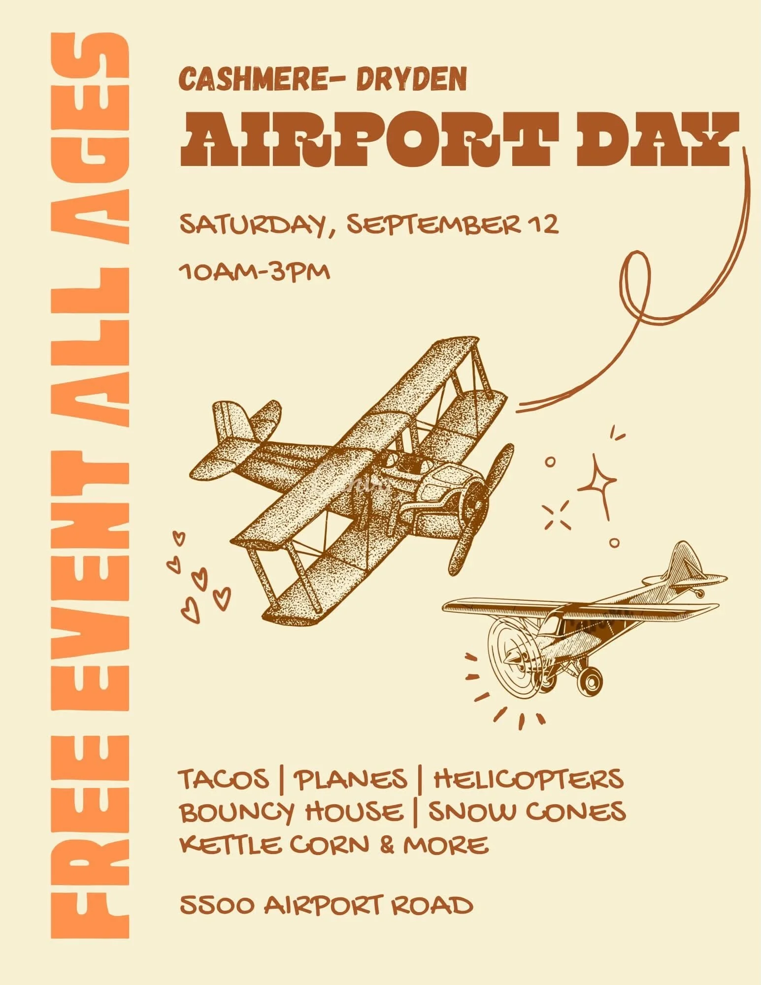 Cashmere Airport Day