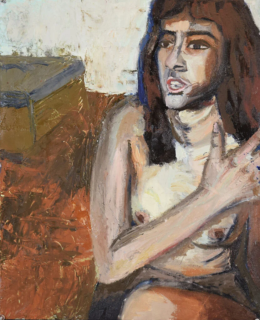 "CoEd" Oil on Canvas Paper 14x24" 2017