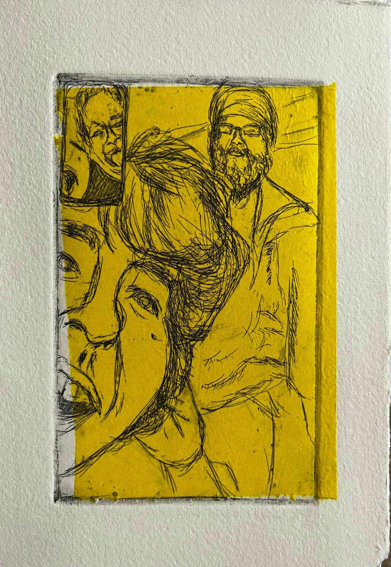 "Screenshot 15 " Hardground on Zinc with Chine Colle 