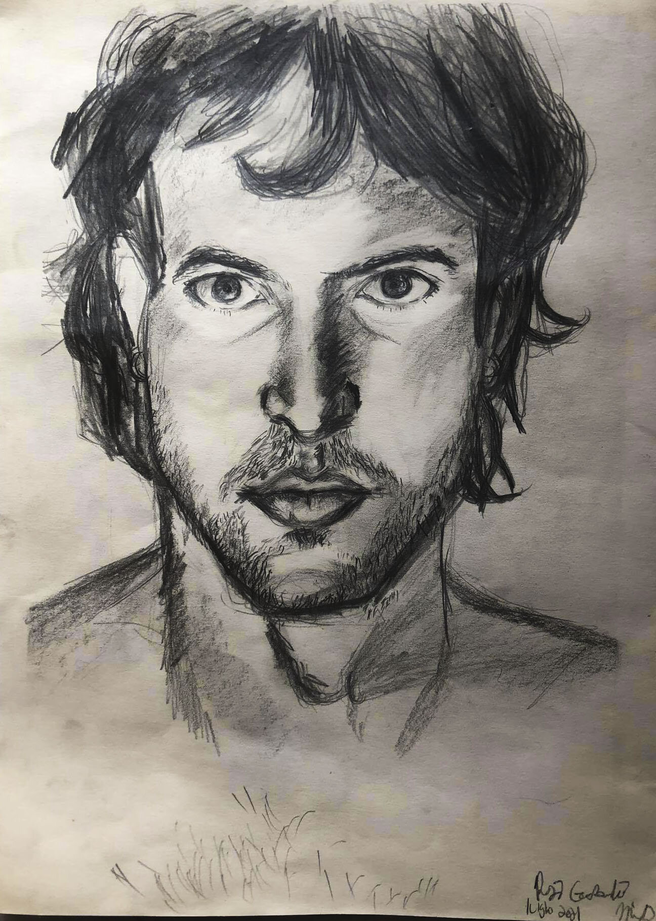 "AzzurroEF" Graphite on paper 8x10"