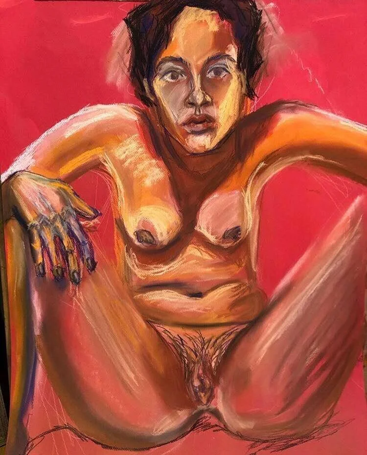 "Self" Pastel on Paper 20x24"