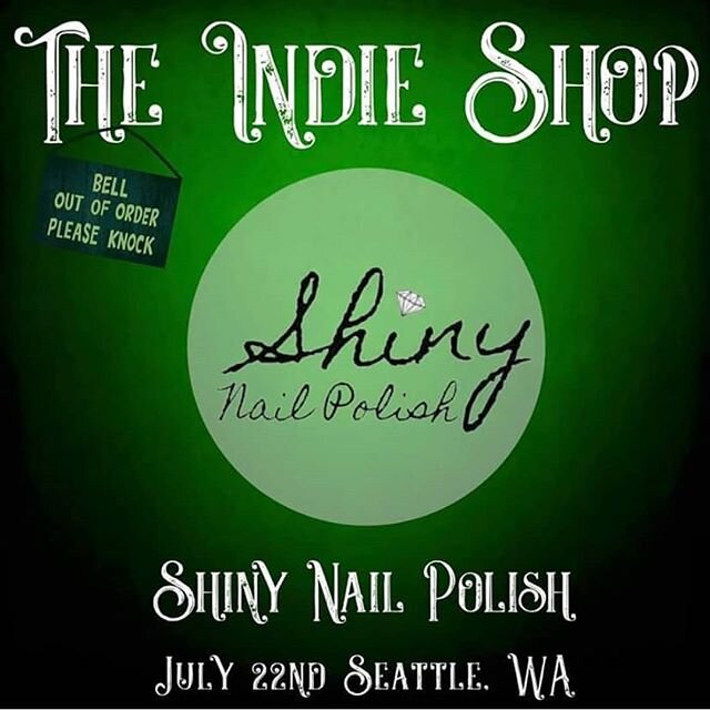 Get your tickets starting today :) #Repost @the.indie.shop
・・・
Join me in welcoming @shinynailpolish to @the.indie.shop as a new vendor!!!
.
.
.
#theindieshop #seattle #theindieshopseattle #indiepolish411 #indiepolishaddict #nailpolish #notd #support
