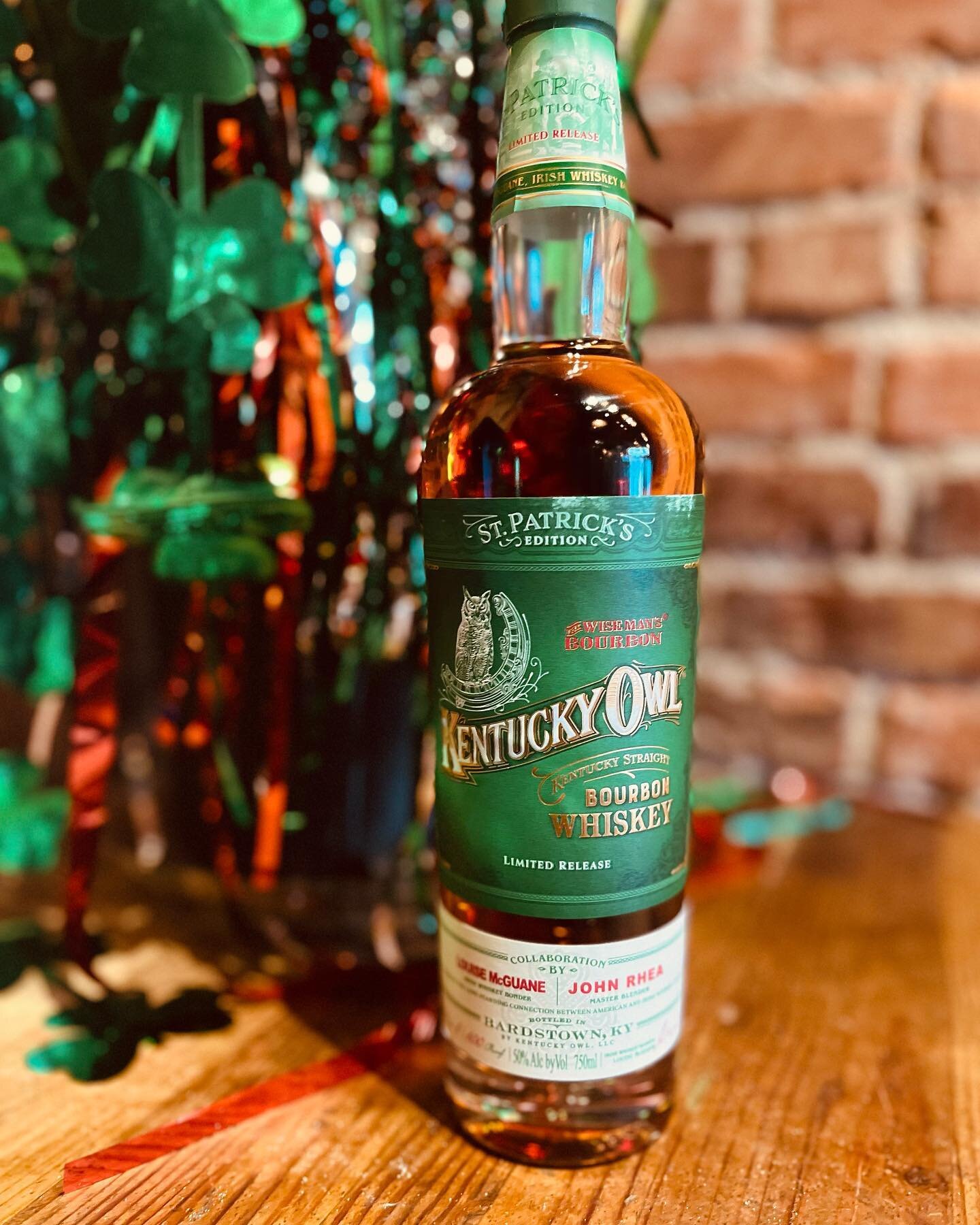 NEW BREAKEVEN BOTTLE!🍀 

This limited edition Bourbon Whiskey from Kentucky Owl @kentuckyowl celebrates the long standing connection between American 🇺🇸 and Irish🇮🇪 whiskey makers!

🍀Come in and have a pour today!🍀

#whiskey #kentuckybourbon #