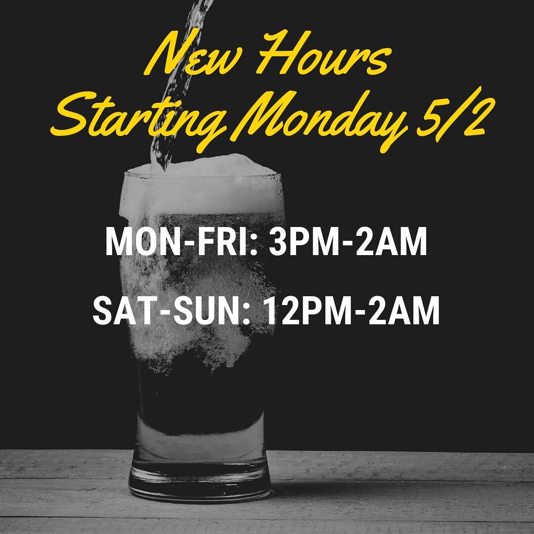 HERE COMES SUMMER Y&rsquo;ALL! 
We are gearing up for this beautiful, hot and sunny Summer by extending our hours and adding a late night happy hour with more awesome deals so you and your friends can enjoy those late nights even more!

Come say hi! 