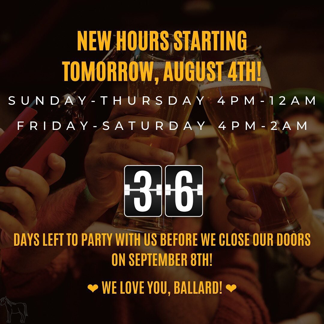 📣 ANNOUNCEMENT!!!!!📣
Alright, y&rsquo;all. The time has come to make a few announcements.
*Beginning tomorrow we will be adjusting our hours! Please note our new hours above!

*We will be closing our doors for the last time on Thursday, September 8