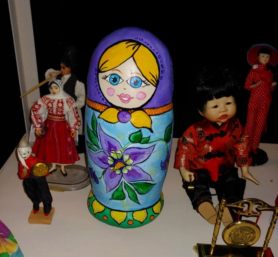 Russian Nesting Doll for Ohio University production of Holly Down in Heaven 