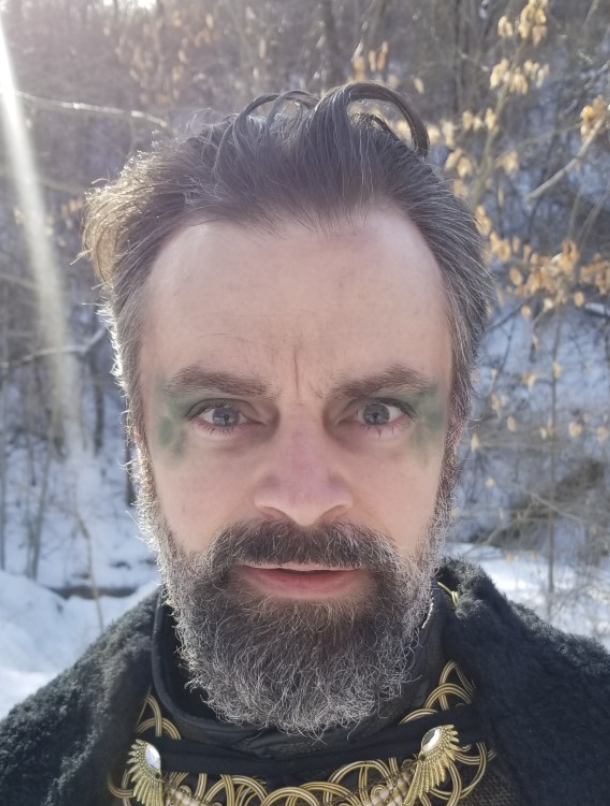 Actor Reference of Michael Dias 
Make-up done by Hannah Lunt
Costume Design by Sara Keller 