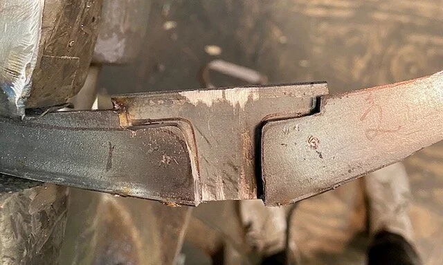 Inside of cross guard 