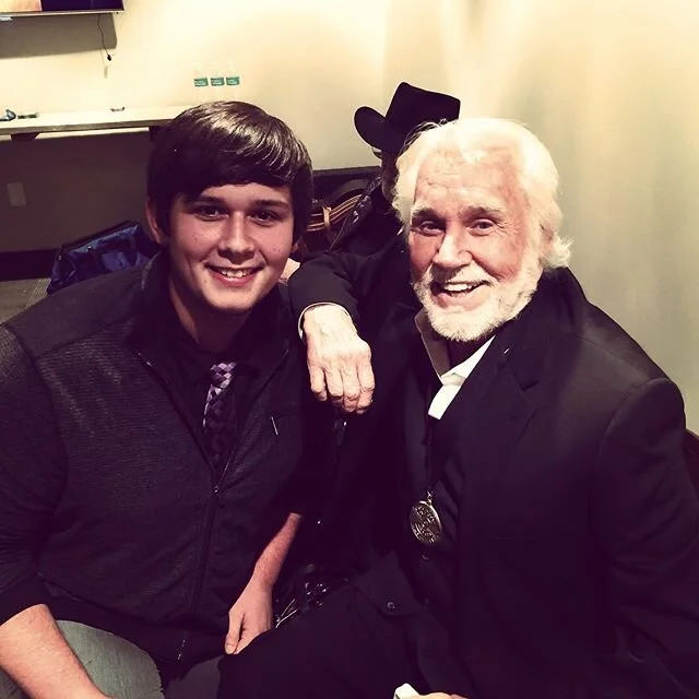This picture was taken about 5 years ago. I had the privilege of getting to meet Kenny Rogers. It was everything I expected and more. He took his time to speak with me and answered any questions I had for him.  One of the nicest men I have ever met. 
