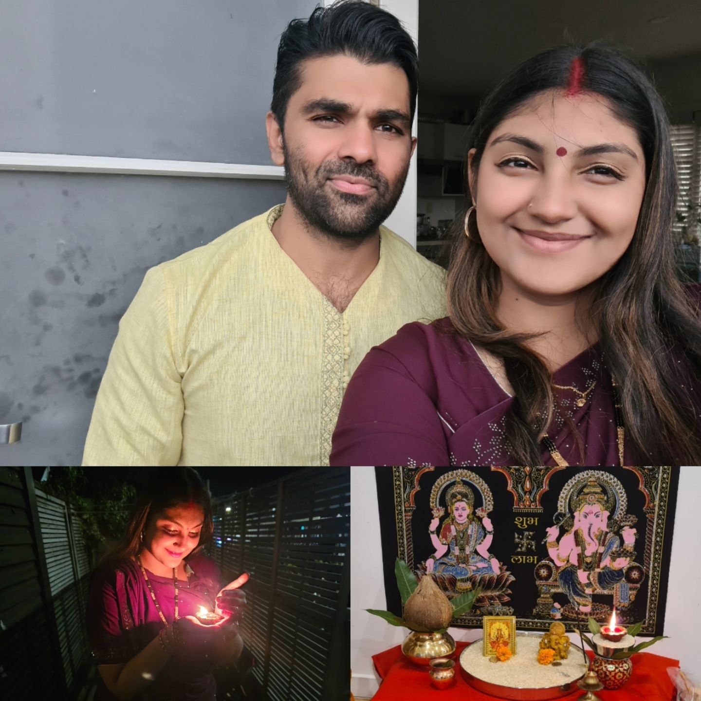 Our first Diwali 🪔
Celebrations with Friends &amp; Fam 🎊🎉🎊

Diwali feels even brighter celebrating together after 17 years! Big thanks to my amazing wife for her delicious homemade sweets and to friends who turned this into a family celebration. 