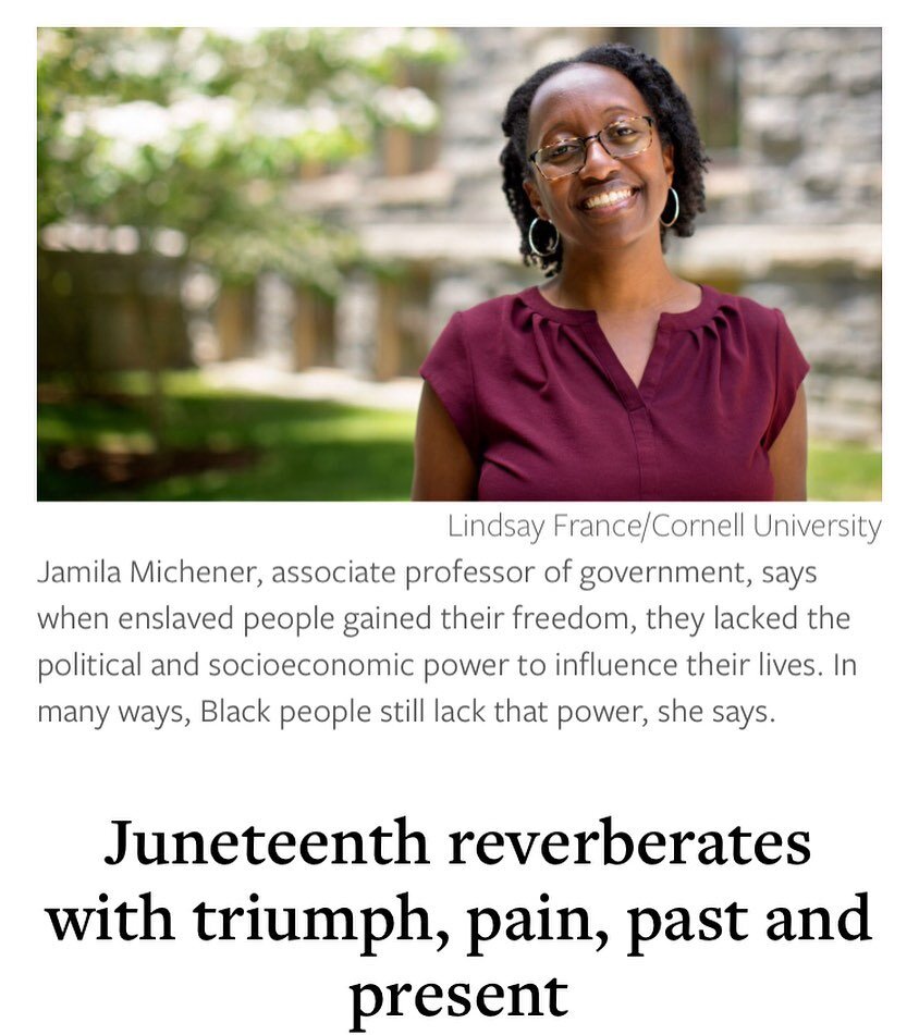 Today is Juneteenth. It is a time to celebrate Black joy, but it is also a time to remember the lasting trauma Black Americans still face today within our criminal injustice system. This article by Cornell Chronicle ft. one of our past panelists, Jam