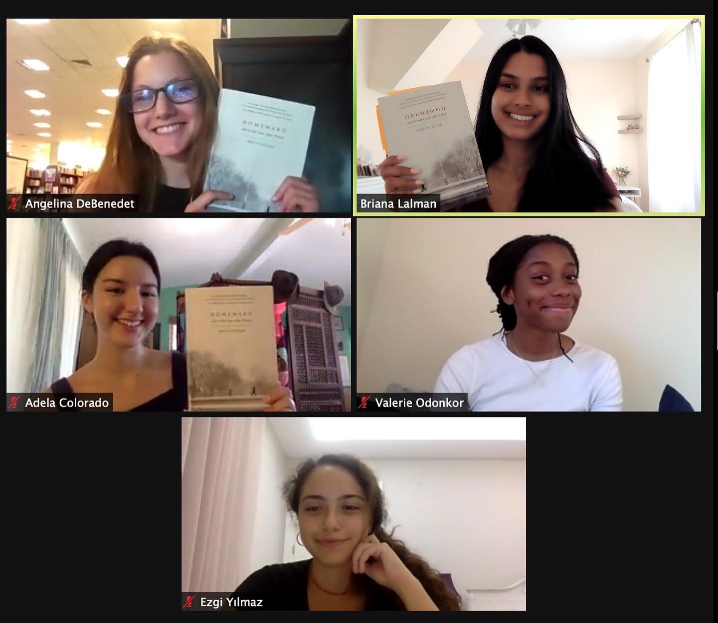 A friendly hello from the interns at their book discussion! Stay tuned for more meet the team posts 🙌