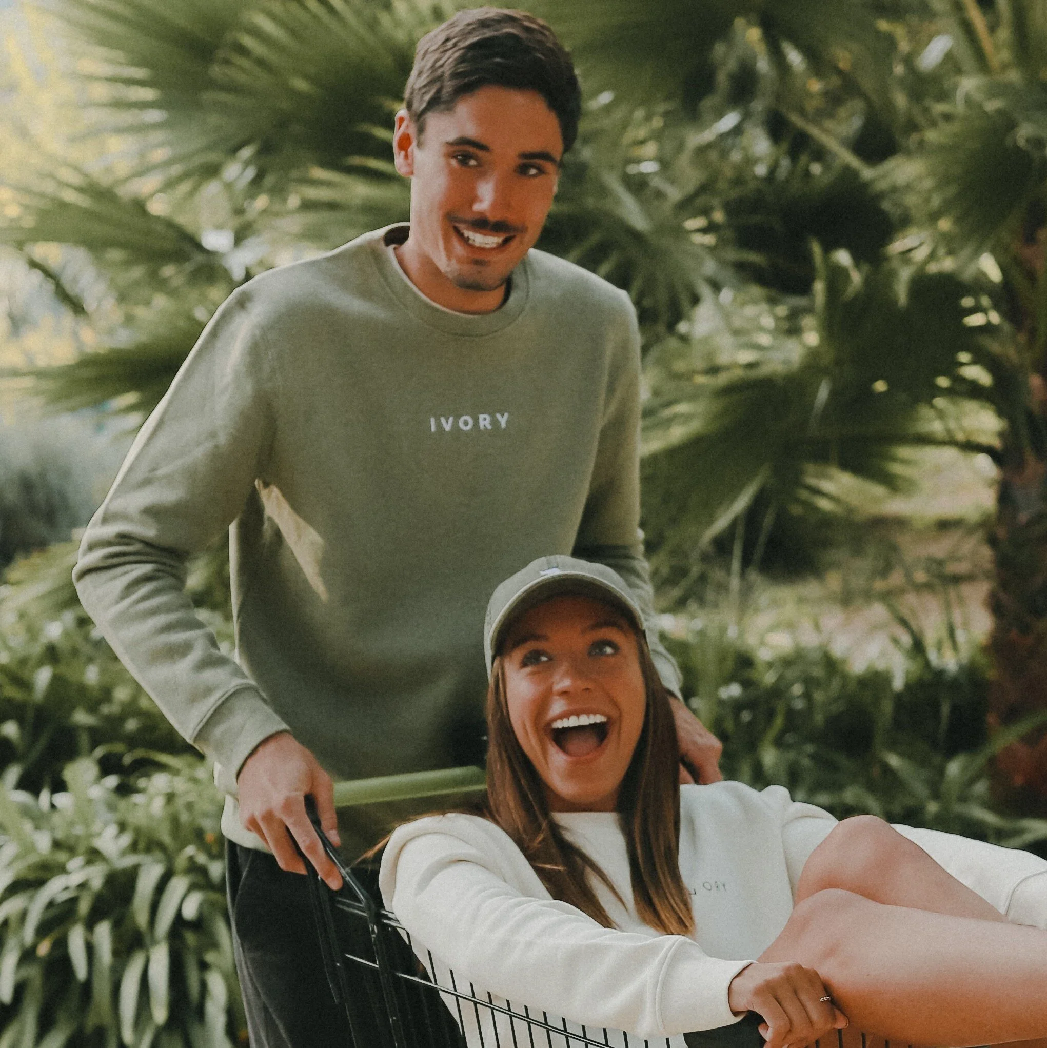 Sweat Verde Caqui IVORY