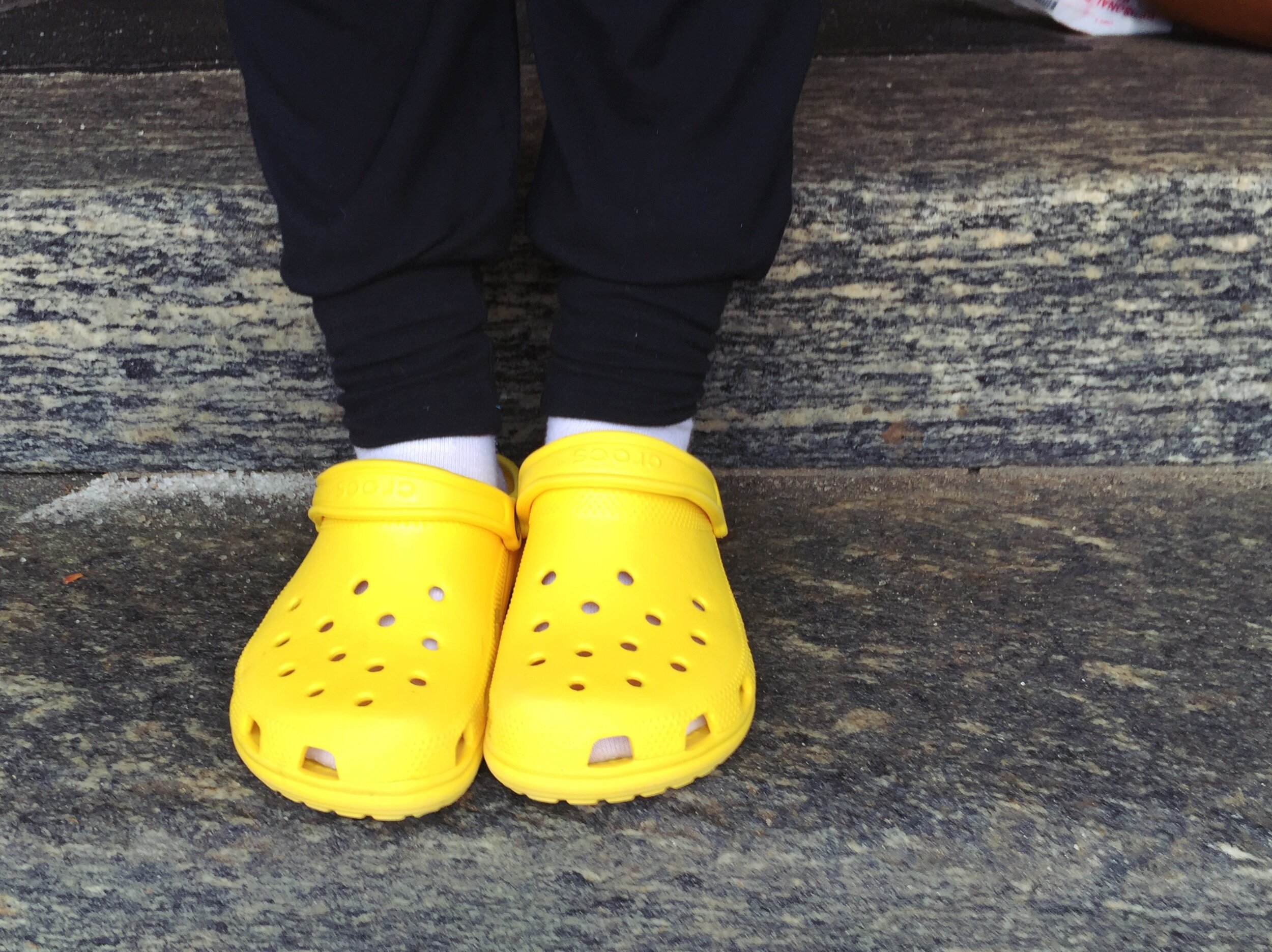 Freedom found in Crocs.
