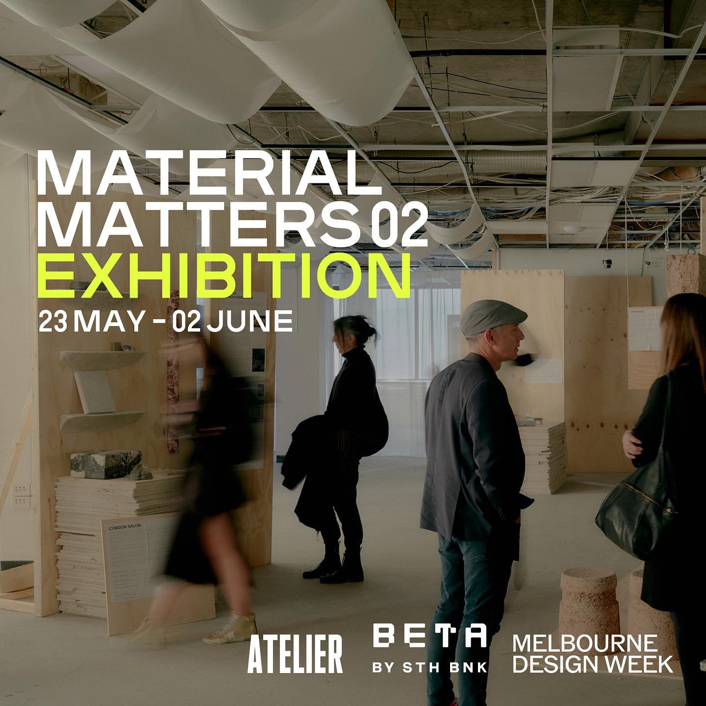 We&rsquo;re delighted to announce we&rsquo;re a part of this year&rsquo;s Melbourne Design Week in collaboration with Design Futures Lab, exhibiting in Material Matters 02, the second edition of a sustainable retail-focussed exhibition set inside the