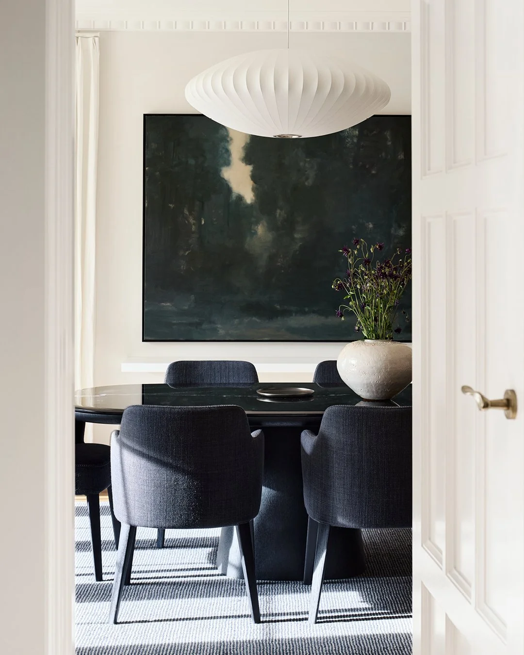 “This handsome home in Melbourne’s south-east attests to the transformative power of inspired interior design.” Belle Magazine
In a previously unused wing, we introduced clever joinery and doors to reshape the vacant area into two