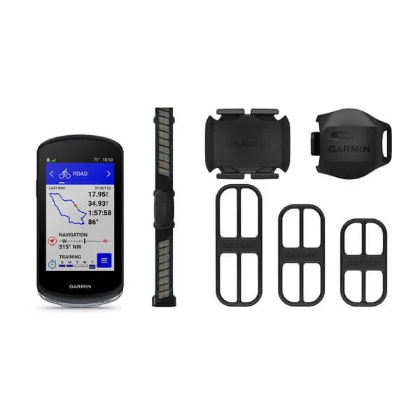 Garmin Edge 1040 Cycling Computer Bundle Speed, Cadence, & HRM Dual Heart Rate Monitor Sensors — Clubhaus The Cyclery