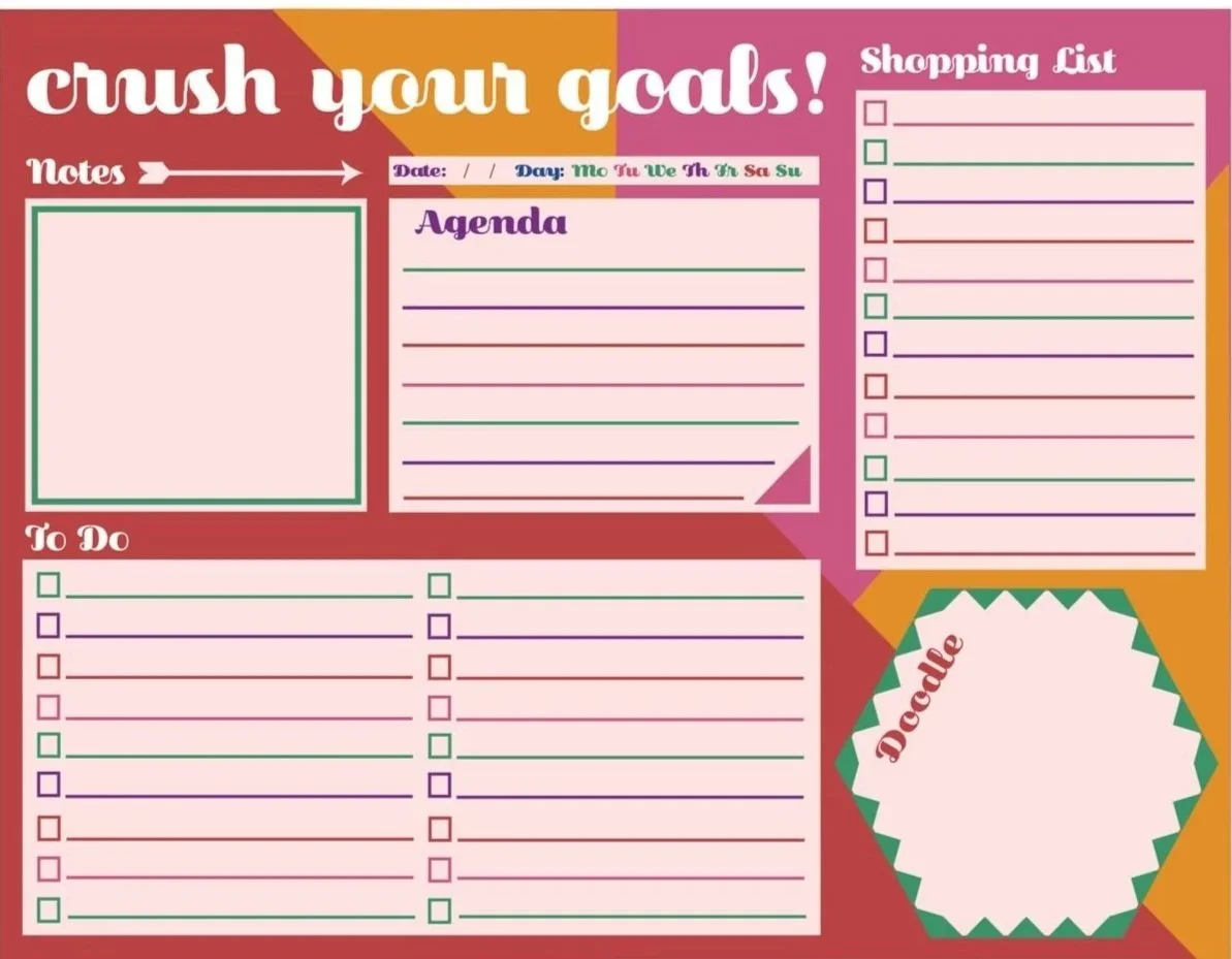 I designed this note pad for MYX product company.  