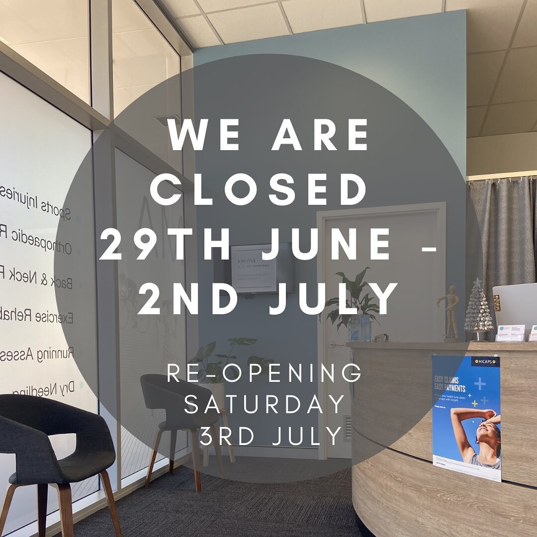 𝐋𝐎𝐂𝐊𝐃𝐎𝗪𝐍 𝐂𝐋𝐎𝐒𝐔𝐑𝐄 𝟒 𝐃𝐀𝐘𝐒⁣
⁣
We&rsquo;ll be closed for face-to-face consultations this week from Tuesday 29th June - Friday 2nd July. ⁣
⁣
At this stage, we will be re-opening on Saturday 3rd July with extended hours (8AM - 4PM).⁣
⁣
