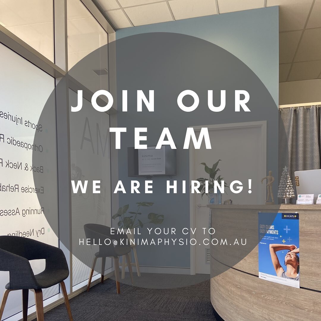 𝐏𝐇𝐘𝐒𝐈𝐎𝐓𝐇𝐄𝐑𝐀𝐏𝐈𝐒𝐓𝐒 &amp; 𝐀𝐃𝐌𝐈𝐍⁣ 🤩⁣
⁣⁣
We are on the lookout for bright and motivated individuals to join our growing team!⁣⁣
⁣⁣
Our purpose is to help the people of Perth live an active and meaningful life ☀️ ⁣⁣
⁣⁣
If you think we