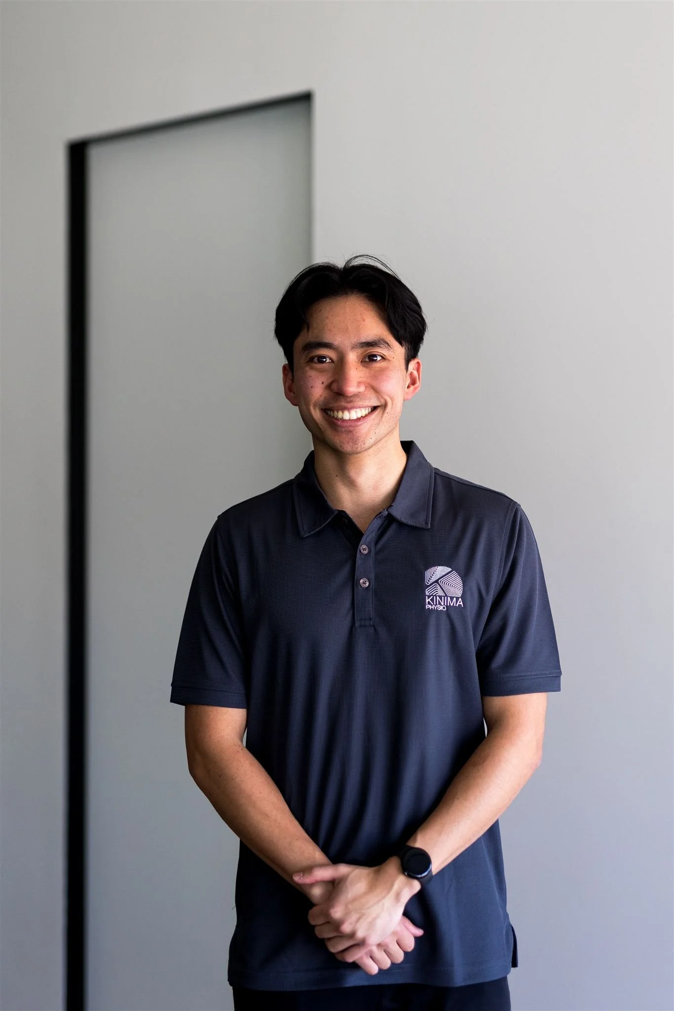Mark Hoang, Physiotherapist at Kinima Physio Gwelup, with a special interest in sports injuries, musculoskeletal rehabilitation, and pos-surgery management