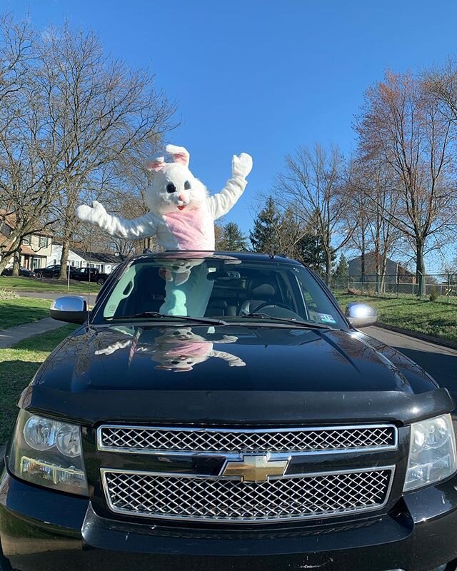 To the Pennsauken Community,

We will be driving around in our truck with the Easter Bunny! We will be following all of the proper guide lines, not getting out of our truck nor handing anything out. Our bunny will be simply waving and saying hello fr