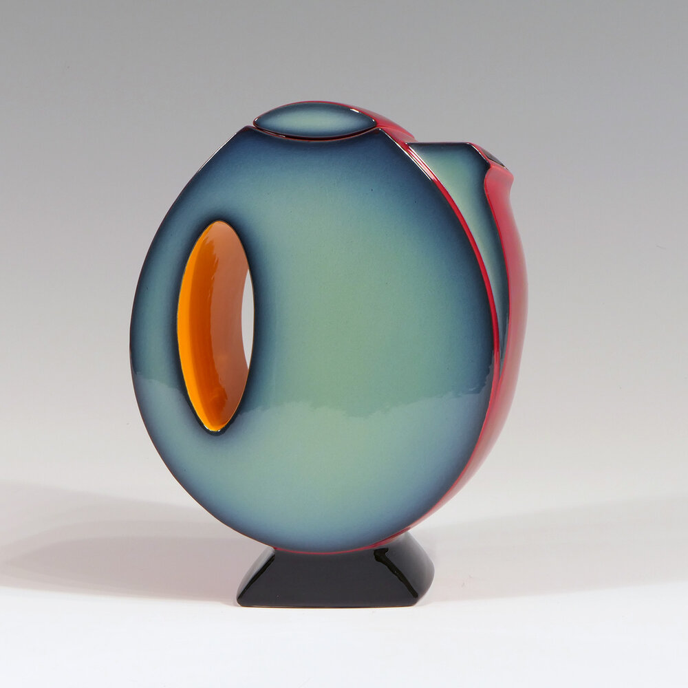 Mid Century Modern Teapot - Aqua — Fred Stodder