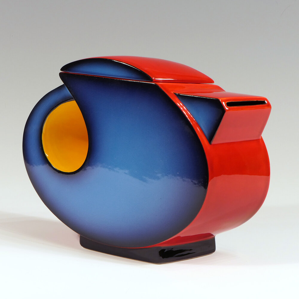 Teapot Modern - Blue — Fred Stodder