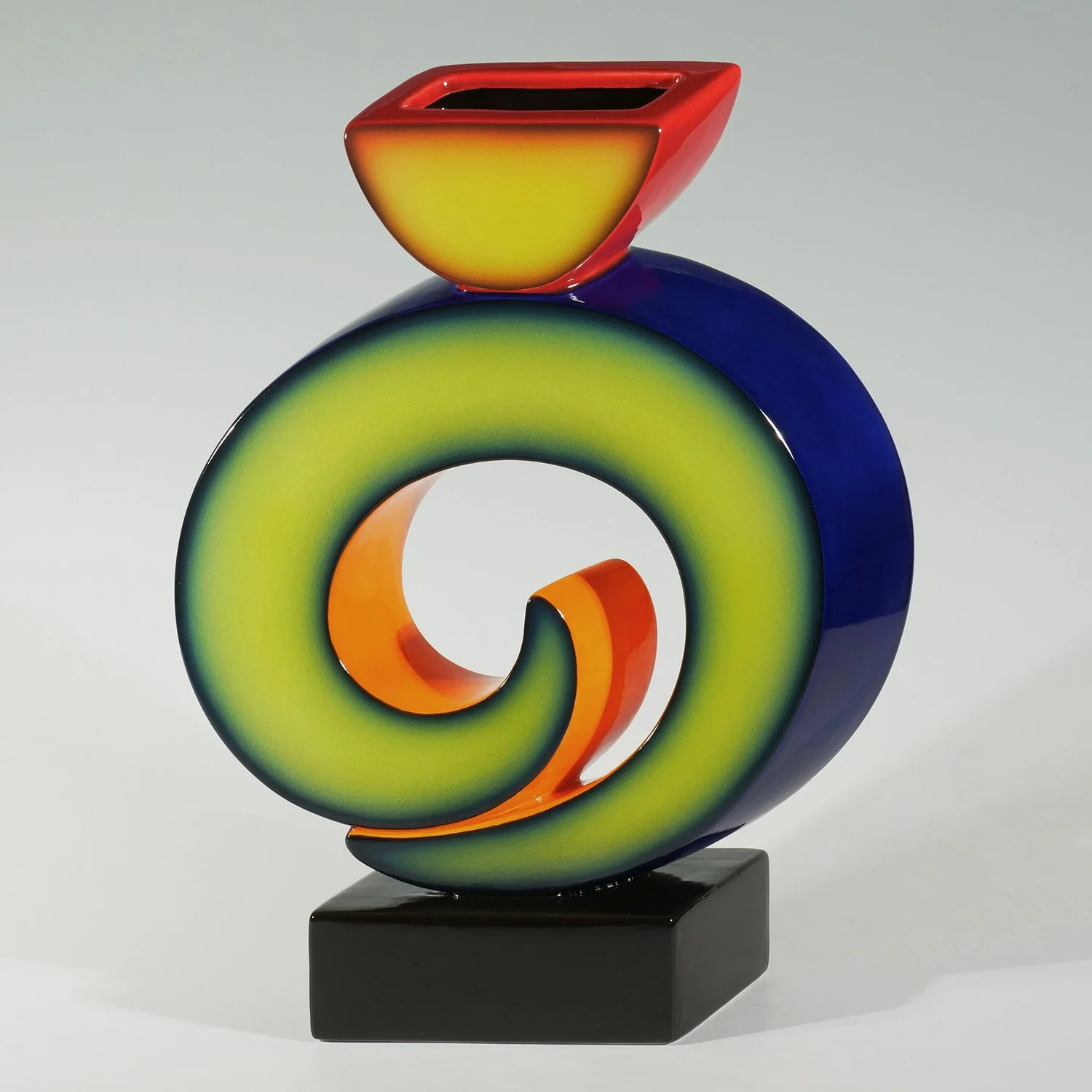 Spiral Vase - Green