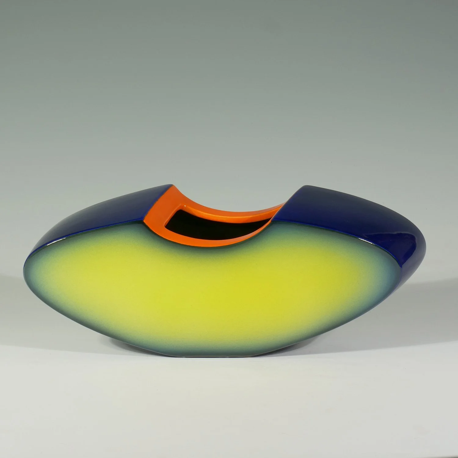 Shallow Vase Green