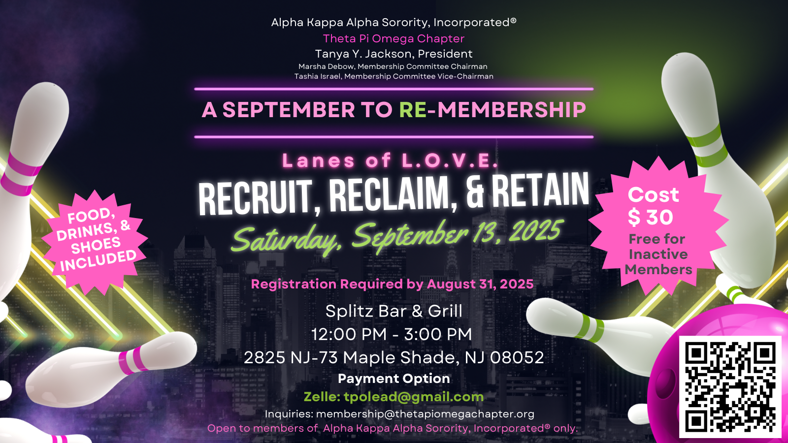 A SEPTEMBER TO RE-MEMBERSHIP
