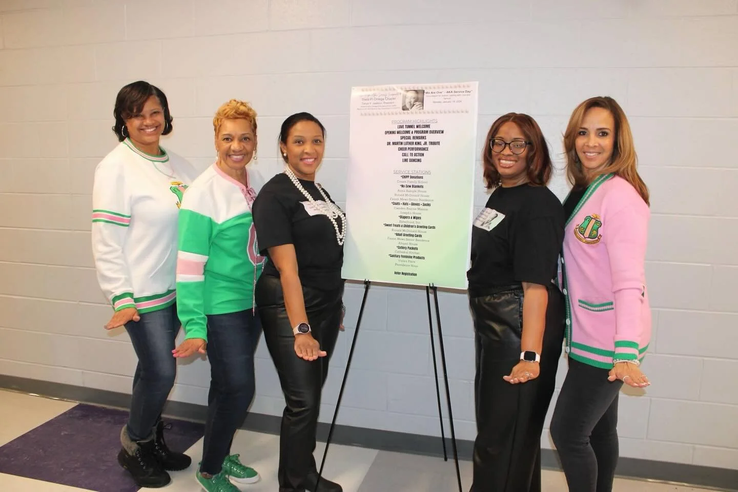 Theta Pi Omega Chapter of Alpha Kappa Alpha Sorority, Incorporated answered the charge as &ldquo;Drum Majors for Justice, Leading with Love and Service&rdquo; during our We Are One &ndash; AKA Day of Service.

Through our collective efforts, we colle