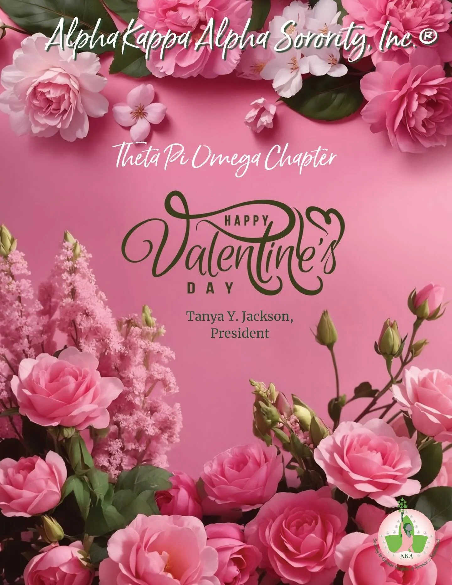 With Love Always&hellip;💗
This Valentine&rsquo;s Day, Theta Pi Omega Chapter of Alpha Kappa Alpha Sorority, Inc.&reg; continues in celebrating the power of L.O.V.E.&mdash;because Sisterhood is our Superpower! 💖 

💚 L &ndash; Leverage Our Sisterhoo