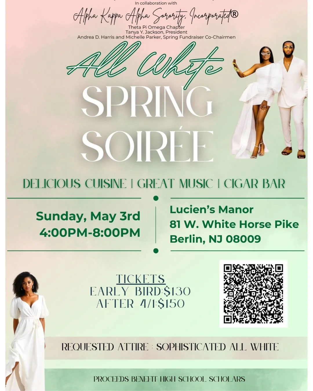 All White SPRING SOIREE