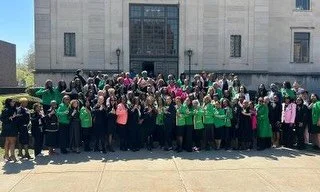 Members of Theta Pi Omega Chapter joined other members of the Divine Nine for a D9 in Trenton Day of Advocacy recently. 

The event featured two engaging workshops centered on voter education and civic engagement, as well as a powerful panel discussi