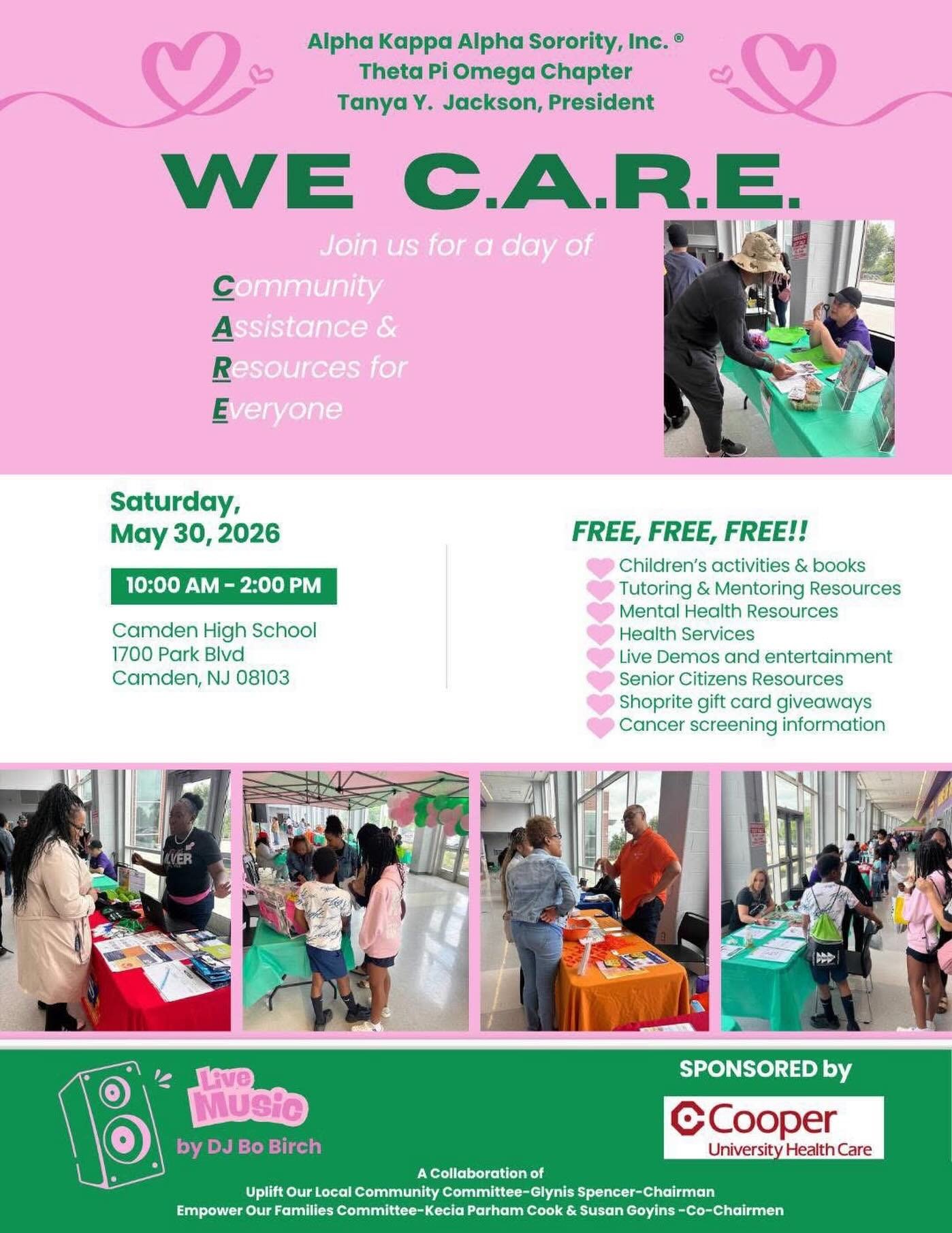 Come on out&hellip;get some sun and come visit us at our community assistance resource fair at Camden High! You don&rsquo;t want to miss this one. Going live soon but we want to see you in the flesh👋🏾💕💚#naraka #aka1908