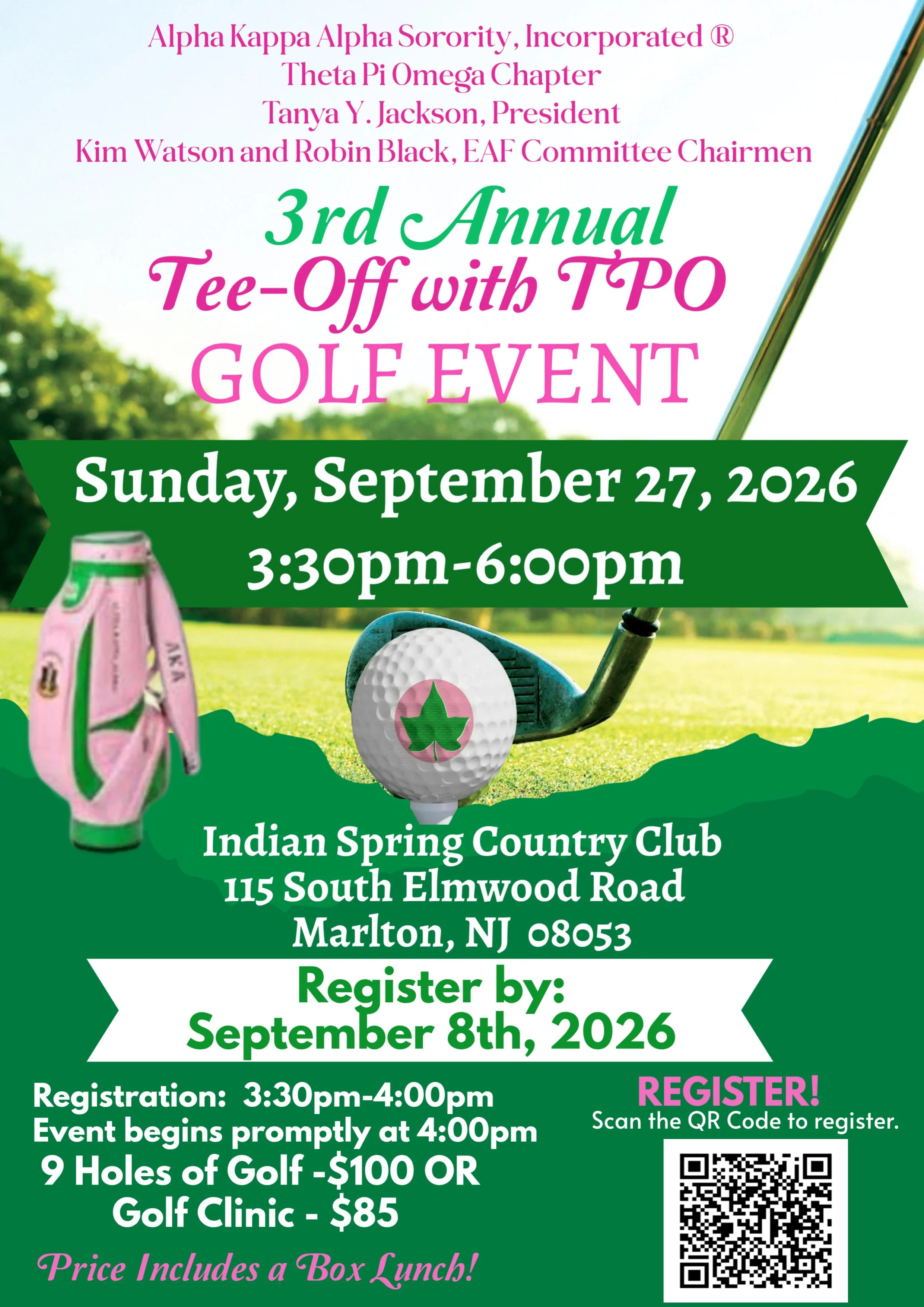 3rd Annual Tee-Off with TPO GOLF EVENT