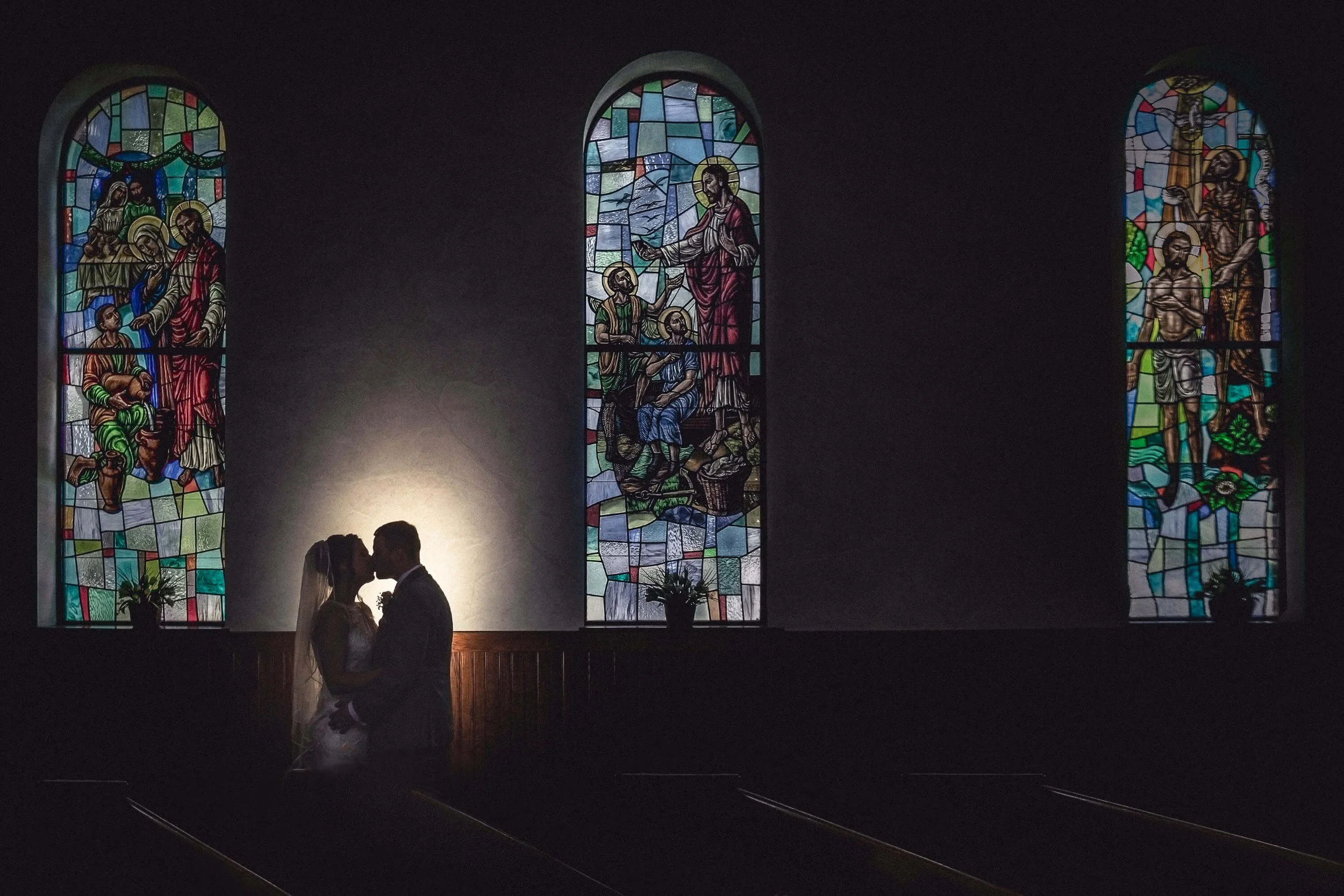 Architectural wedding photography emphasizing space, light, and composition at a New York wedding venue.