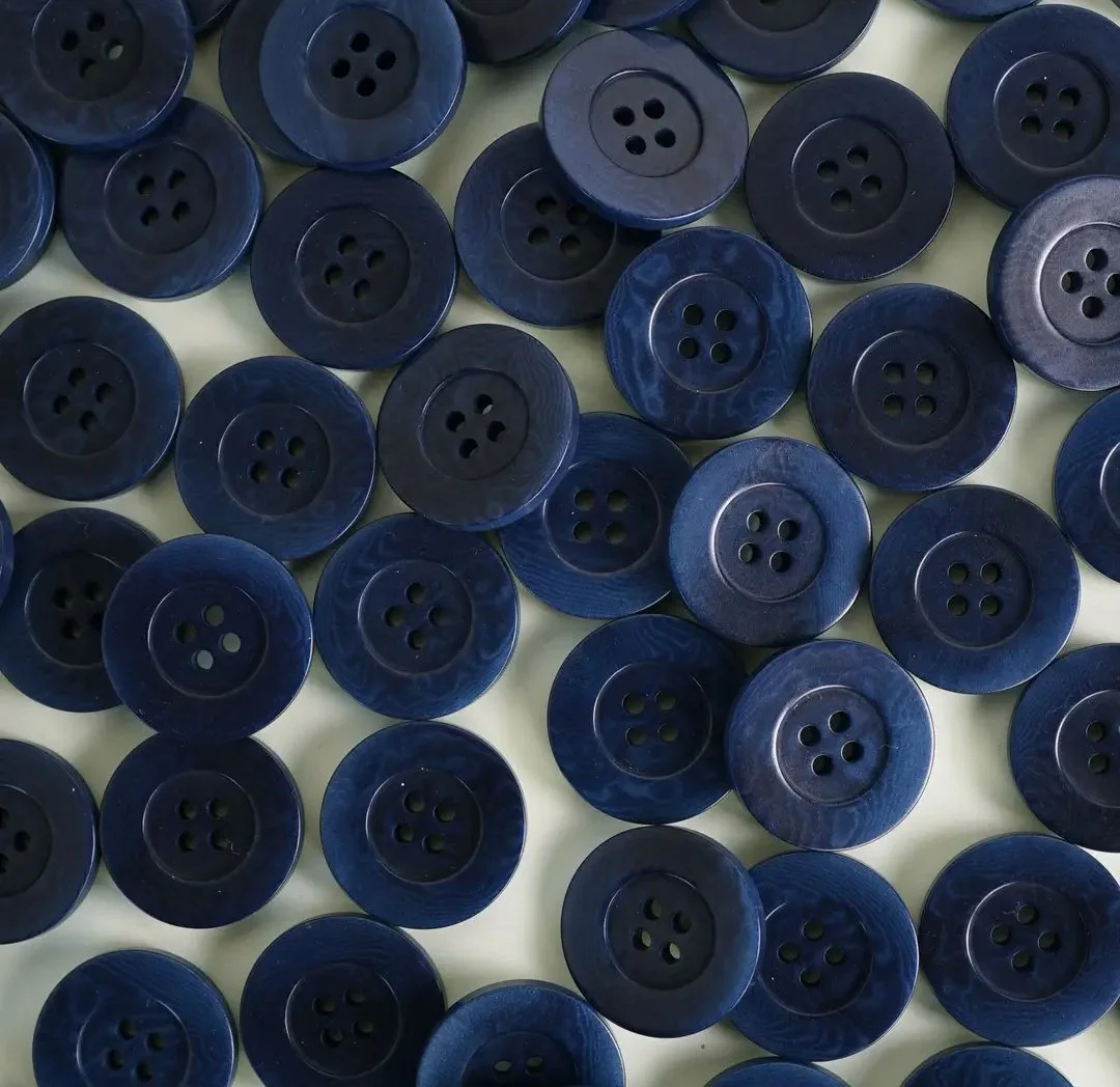 Midnight 1" Corozo Nut Buttons (set of 4)